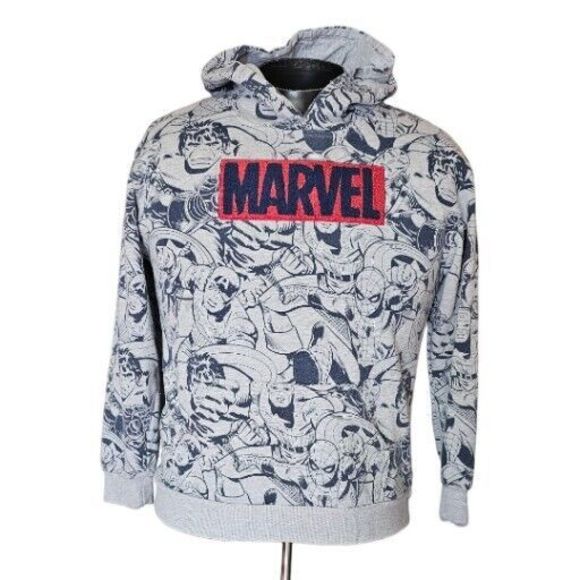 Marvel Other - MARVEL youth size L ( 14/16) Pullover Hoodie/Sweatshirt Gray Legends